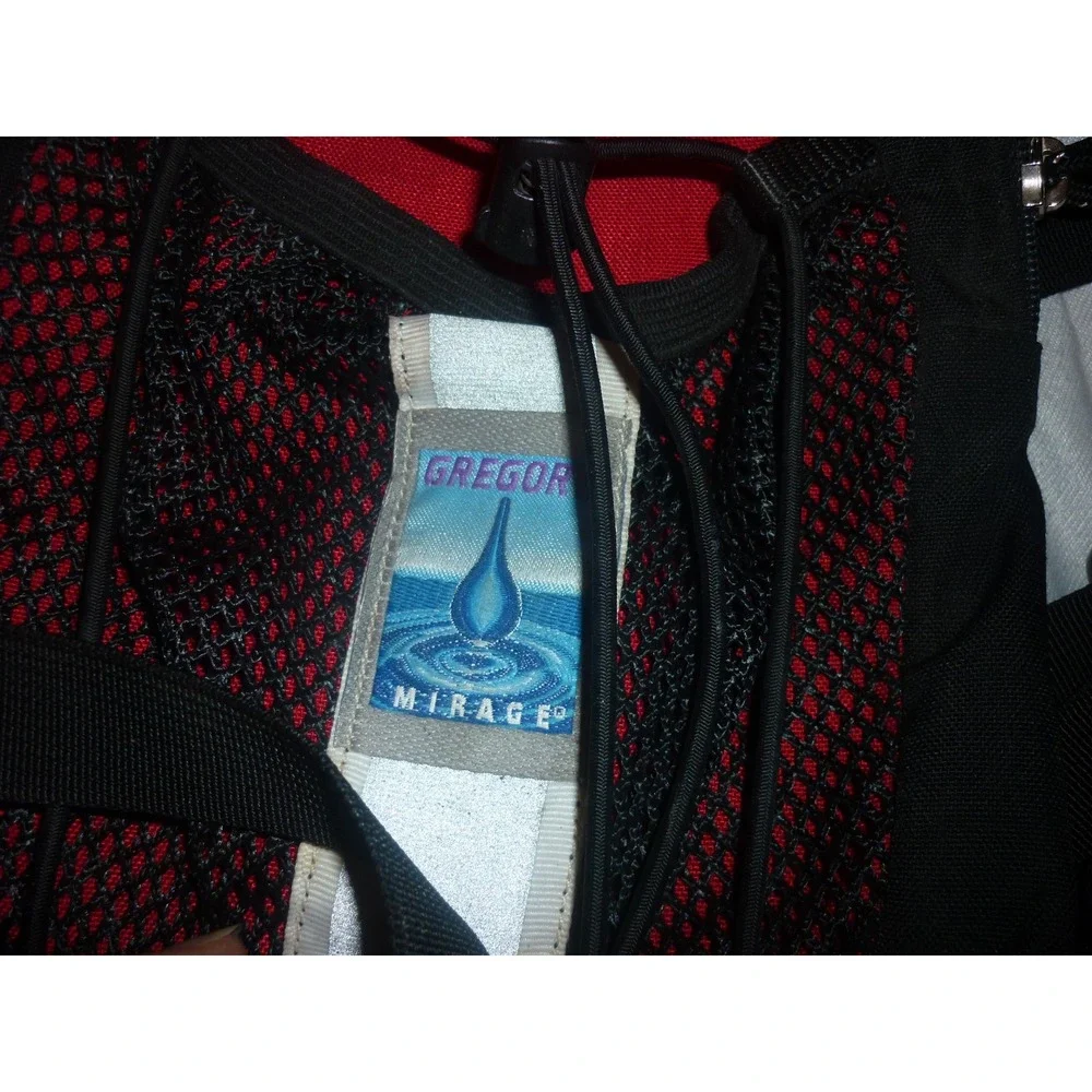 Gregory‎ Mirage Hydration Pack Red Black Hiking Running Backpack Small Slim